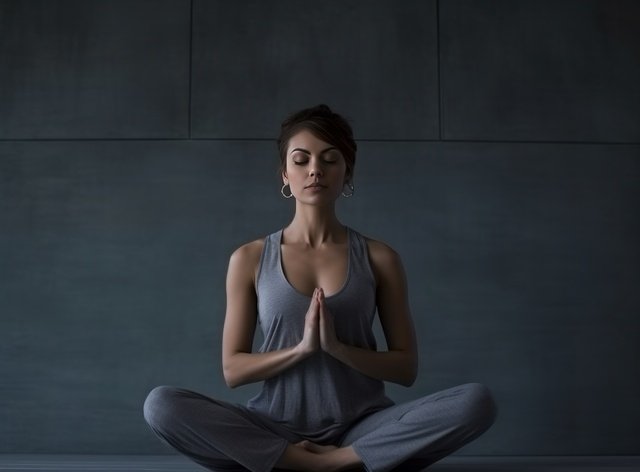 transformational breathwork Daniel Posney Sedona Arizona woman sitting cross legged hands in prayer