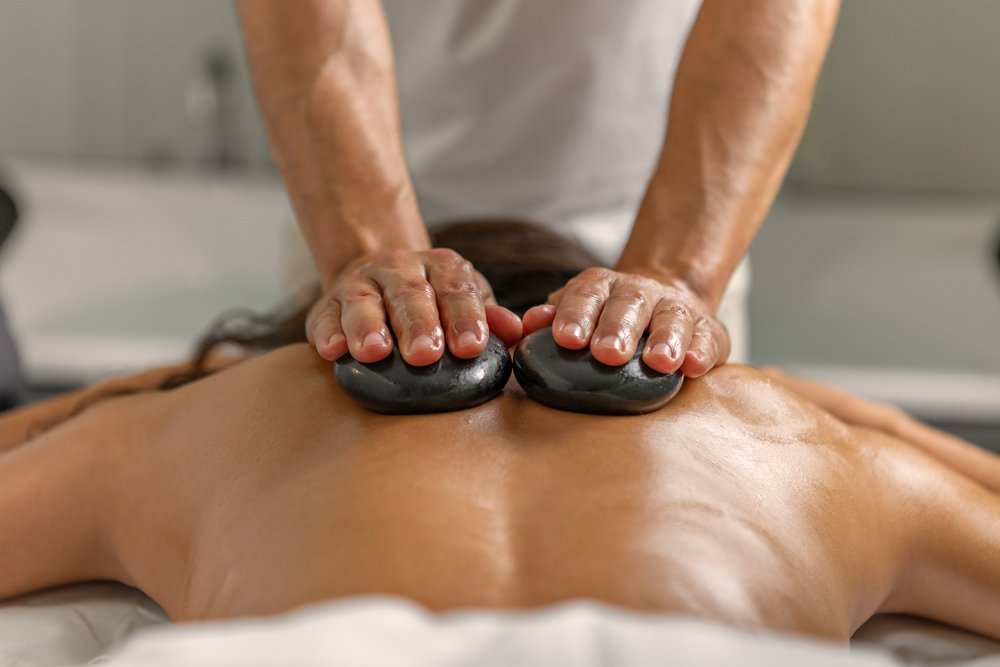 Hot stone massage therapy in Sedona Arizona